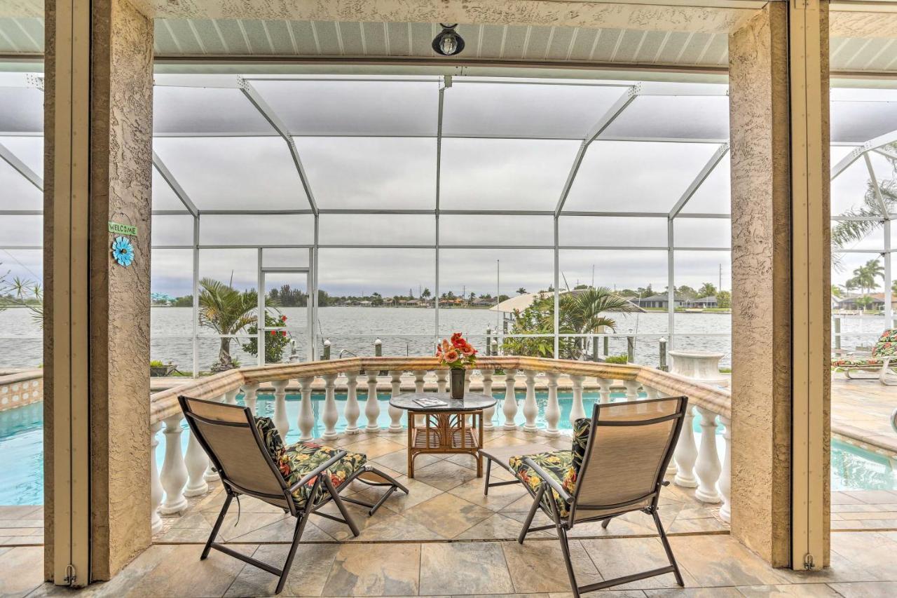 Lakefront Cape Coral Home With Private Pool And Dock! ภายนอก รูปภาพ