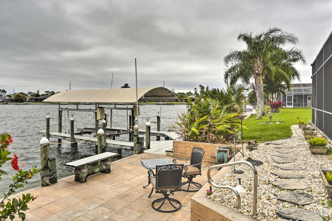 Lakefront Cape Coral Home With Private Pool And Dock! ภายนอก รูปภาพ