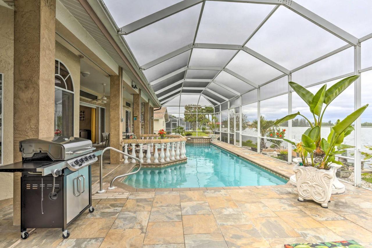 Lakefront Cape Coral Home With Private Pool And Dock! ภายนอก รูปภาพ