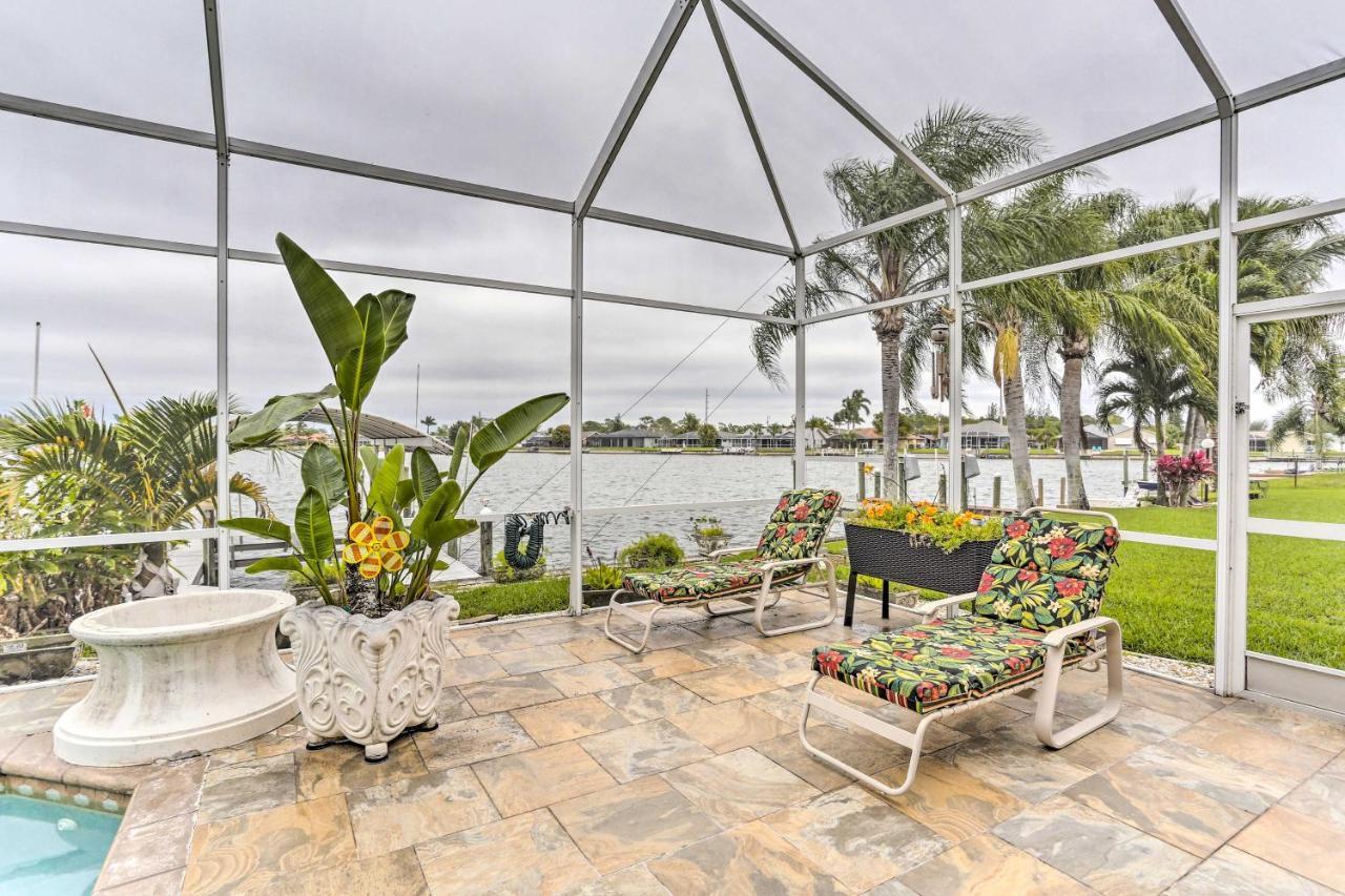 Lakefront Cape Coral Home With Private Pool And Dock! ภายนอก รูปภาพ